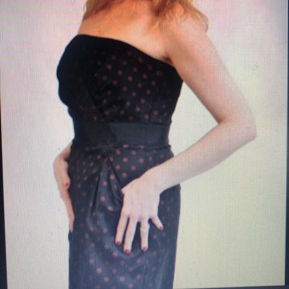 White House Black Market Black/Red Dress - Picture 3 of 4